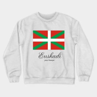 Euskadi Basque // country flag Crewneck Sweatshirt